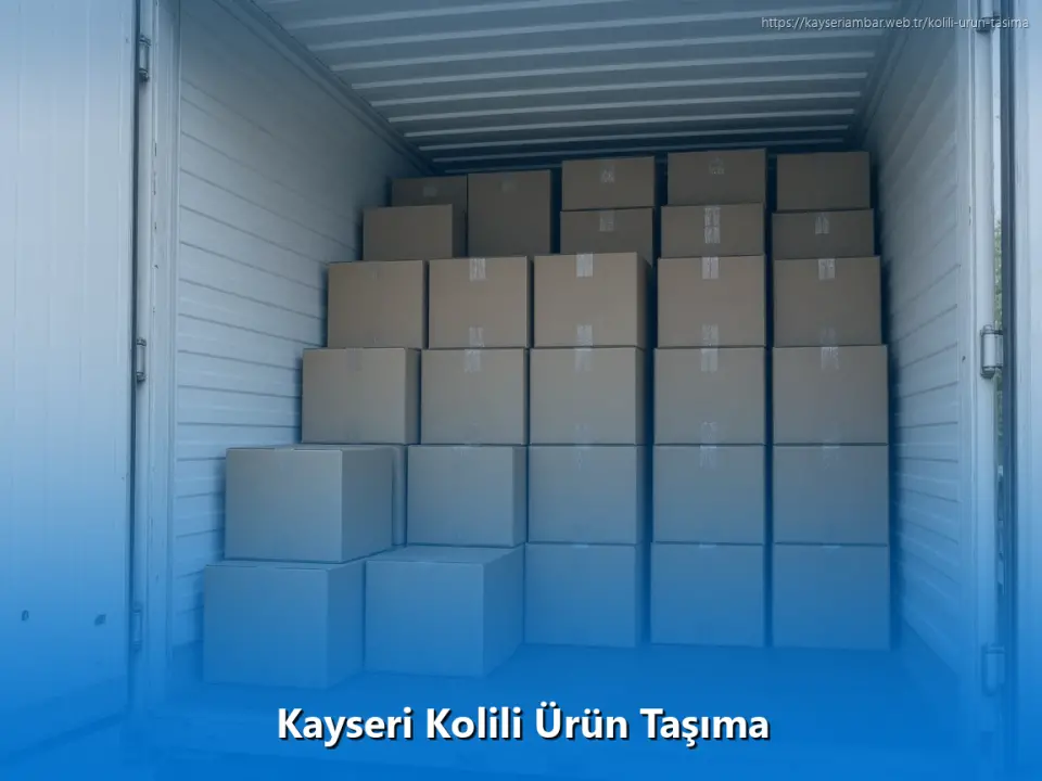 Kayseri Kolili Ürün Taşıma
